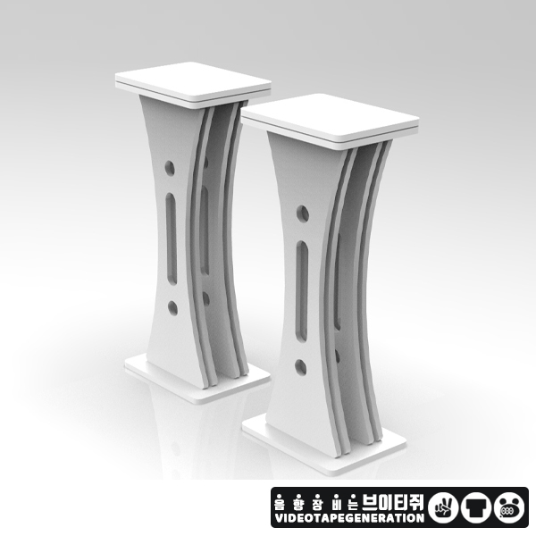 H.R.TON HR-TS01 White 스피커스탠드 HRTON