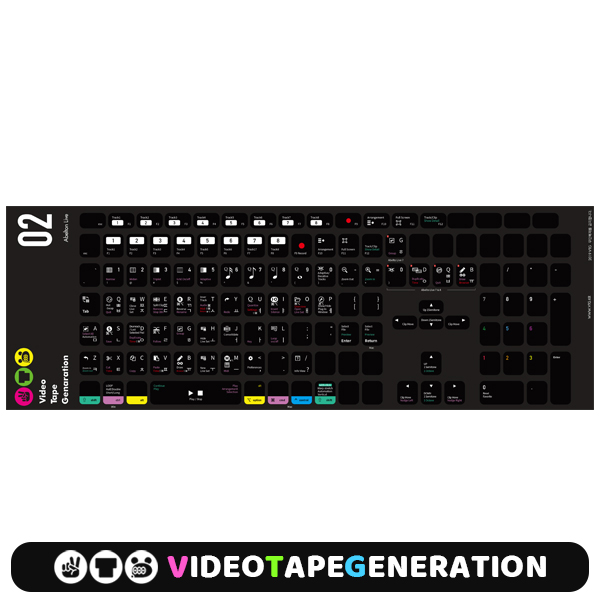 브이티쥐 ABLETON LIVE STICKER VTG 에이블톤 라이브 단축키 스티커