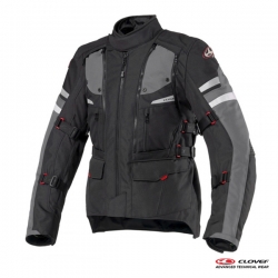 [SALE] 40%▼ - CLOVER DAKAR WP AIRBAG All-Weather-Jacket BLACK (N/N) - 모든 계절에 사용할 수 있는 진정한 월드 투어 자켓 그레이 클로버 다카르 자켓 ~