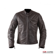 [SALE] 30%▼ - CLOVER BULLET PRO LEATHER JACKET CHOCOLATE BROWN (TM)  - 부드럽고 멋스러운 클로버 불릿프로 가죽자켓 초컬릿 브라운