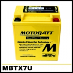 [motoBATT] MBTX7U AGM 모토 배터리 / 유아사 YTX7LBS (CBR400RR,호넷600 98~,카빙,메데스,VANVAN125) 대응 모델