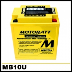 [MOTOBATT] - MB10U AGM 모토 배터리 / 유아사 YB10AA, YB10AAS, YB10LB, YB10LB2 대응 모델