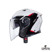 CABERG JET FLYON II BOSS WHITE RED BLUE - 카베르그 플라이언 2 제트헬멧 보스 화이트 레드 블루