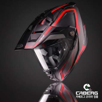 [CABERG TANAMI] 카베르그 타나미 매트카본 그래비티레드 어드벤처 헬멧/CABERG TANAMI MATT CARBON GRAVITY
