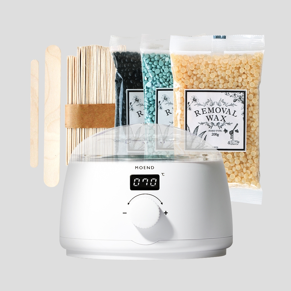 모엔드 셀프왁싱 워머기세트 하드왁스 200g