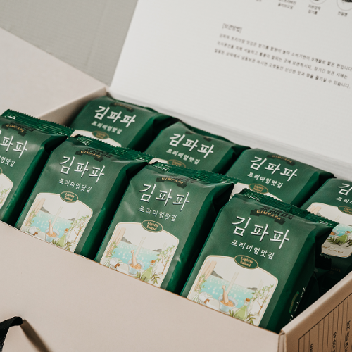 [선물형] 김파파 프리미엄 맛김 선물세트(4g x 32봉)
