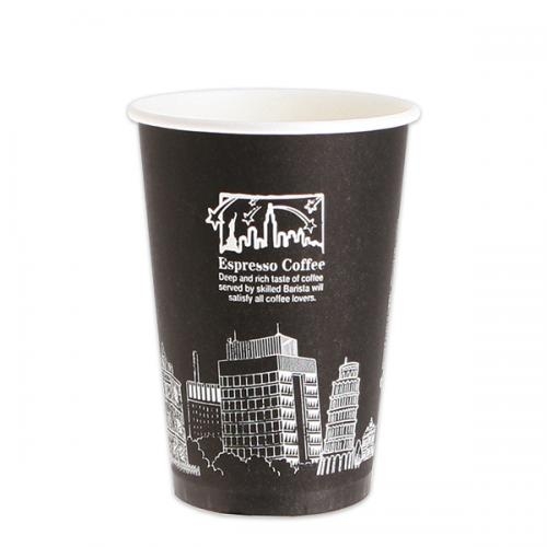 (종이컵) 380ml(13온스)-블랙뉴욕 1000개/1박스