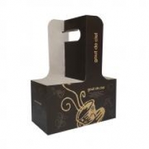 (컵캐리어)2구 캐리어-커피잔 블랙 200개/1박스