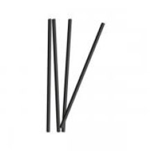 스트로우 일자 빨대 블랙 7x250mm 벌크포장 500개입 20봉 1박스