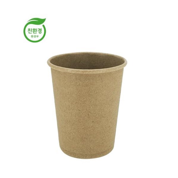 (친환경 종이컵) 10온스-크라프트 1000개