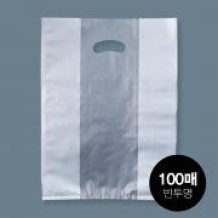 (소분100매-비닐봉투)캔,베이커리용 반투명H-특대 45x40(H)-100매