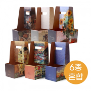 롱캐리어 명화 6종 더튼튼 롱캐리어 480g 200개입 1박스