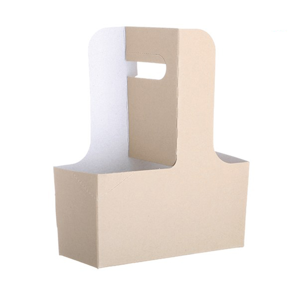 [특가/재고정리] (컵캐리어)2구 테이크아웃 캐리어-무지 200개/1박스