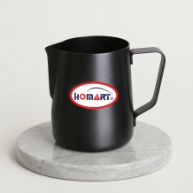 (홈아트) 테프론 스팀피처 밀크저그-1000ml (블랙)