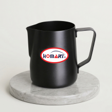 (홈아트) 테프론 스팀피처 밀크저그-1000ml (블랙)