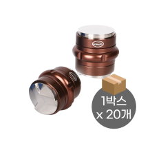 (박스할인-홈아트) 더블 마카롱템퍼 58mm-브라운 (20개/박스)