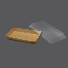 (종이용기) 샌드위치트레이 용기 19호 - 400개/1박스