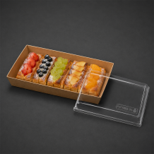 종이용기 샌드위치 다용도 트레이 용기 12호 - 400개/1박스