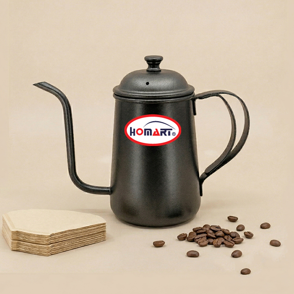 (홈아트) NEW 8807-T 테프론코팅 드립포트-700ml (블랙)