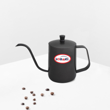 (홈아트) 저그형(테프론)드립포트600ml(뚜껑포함)-블랙