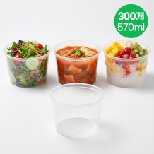 다용도 PP 배달용기 B20 570ml 300개입 1박스