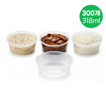 (용기)PP다용도 배달용기 B250-318ml-(300개/박스)
