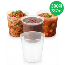 (용기)PP다용도 배달용기 B30-737ml-(300개/박스)