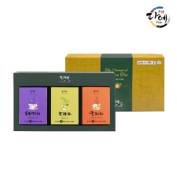 [다예] 고급티 차 시즌티 3종 선물세트(귤피,도라지,모과) 쇼핑백 동봉