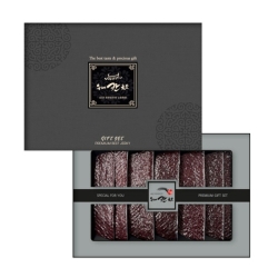 [칸] 수제 소고기육포 선물세트 420g (60g*7팩)_쇼핑백