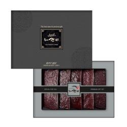 [칸] 수제 소고기육포 선물세트 300g (60g*5팩)_쇼핑백