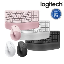 [로지텍코리아] 인체공학 무선 블루투스 키보드+마우스 (Wave Keys Combo)