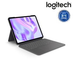 [로지텍코리아] 콤보터치 iPad Pro 키보드 케이스 (Combo Touch for iPad Pro)/13in/M4,M5