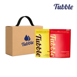 [Tubble] 트루클린 프리미엄 세탁 2종 선물세트(캡슐세제 퍼퓸그라스 35P, 퍼퓸미모사 35P) 전용 손잡이박스