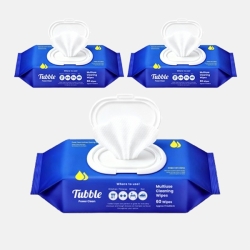 [Tubble] 터블 파워클린 다목적 세정티슈 (60매) x 3개