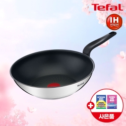 [테팔] G6 인덕션 프리즘 멀티팬28cm+(증정) 셀룰로오스 코팅팬 전용 스펀지(수세미) 2P