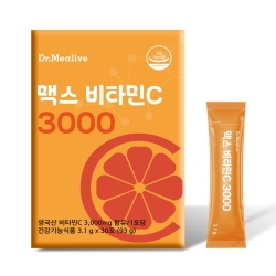 밀리브 맥스 비타민C 3000mg 1개(3.1g*30포) 고함량 비타민C