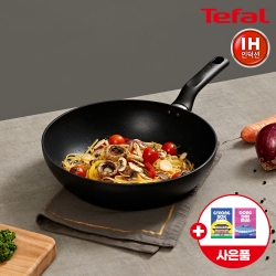 [테팔] 인덕션 델리커시 티타늄 멀티팬 28cm+(증정) 셀룰로오스 코팅팬 전용 스펀지(수세미) 2P