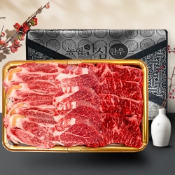 [남도청년] 농협안심한우선물세트 1등급 1kg (등심500g+채끝300g+안심200g)