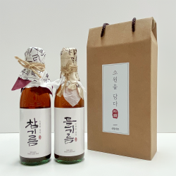 [추석특가]소원을 담다 참기름,들기름 선물세트(350ml+350ml+포장박스)
