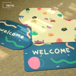 생활더봄 인테리어 빨아쓰는 논슬립 규조토 귀여운 캐릭터 발매트