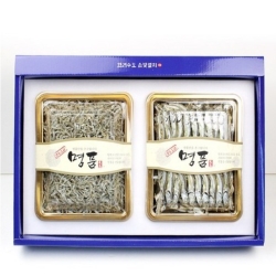 [추석특가]통영멸치 선물세트 실속2종(세멸치 180G+중멸치 150G)