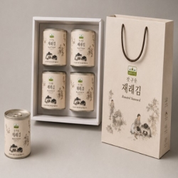 철갑농산 갓 구운 재래김 4캔