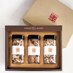 더 편리한 표고세트(슬라이스 60g/통버섯 60g/표고칩 60g)