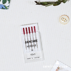 [JANOME]레드팁미싱바늘_가정용14호