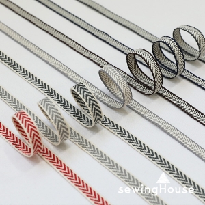 2마단위)헤링본 납작스트링 마스크스트랩만들기 보헤미안 7컬러