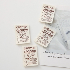 4개) 면라벨 아이스크림 토끼 Z1858