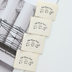 4개) 면라벨 귀여운 토끼 가족 Z1931