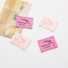 2개) 빈티지라벨 스티치 핸드메이드 리본 2종 Z1968