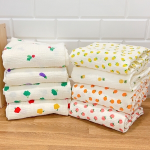 순면 100% 보들보들 이중 요루거즈 파머스마켓 8종