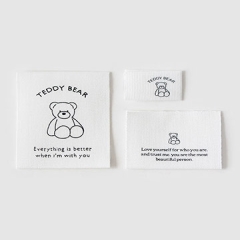 테디베어 라벨 세트_화이트 53-776